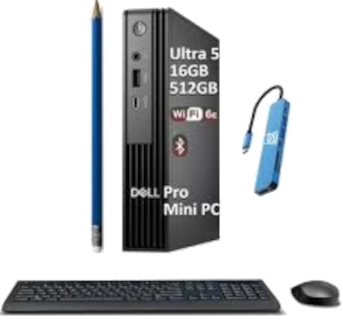 Dell Pro Micro QCM1250 Intel Core Ultra 5 235T 512GB desktop