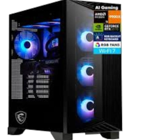 MSI Aegis ZS2 AMD Ryzen 9 9900X RTX 5070 32GB RAM 2TB SSD desktop