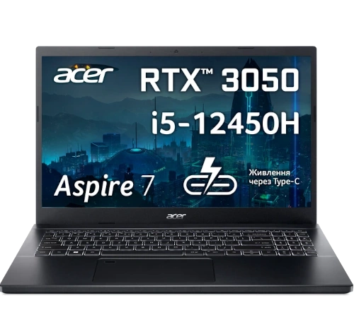 Acer Aspire 7 A715 15" Intel Core i5-12th Gen RTX laptop