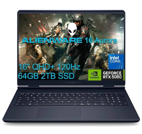 Alienware 16 Aurora Intel Core Ultra 7-240H RTX 5060 laptop
