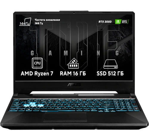 Asus TUF FA506 AMD Ryzen 7-7435HS RTX 3050