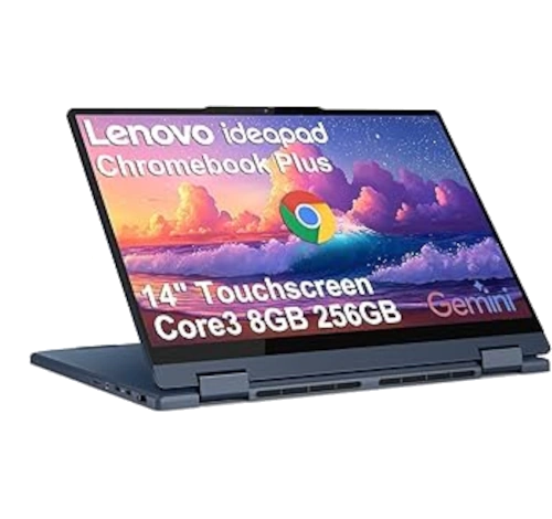 Lenovo Chromebook Plus 2-in-1 14" Intel Core 3 N355 laptop