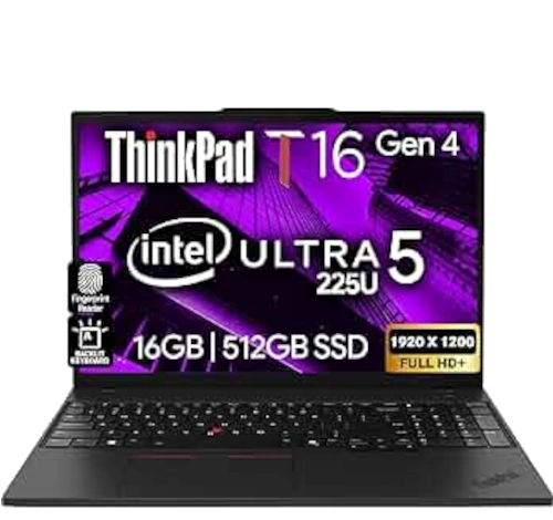 Lenovo ThinkPad T16 Gen 4 16" Intel Core Ultra 5 225U laptop
