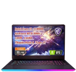 MSI GE76 Raider 17 Intel Core i7 11th Gen RTX 3060 laptop