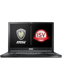 MSI WS63 8SK 15.6" Intel Core i7 8th Gen laptop