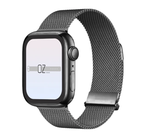 Apple Watch 38mm Black SS Space Gray Milanese Loop MMFK2LL/A watch