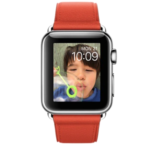 Apple Watch 38mm SS Red Classic Buckle watch