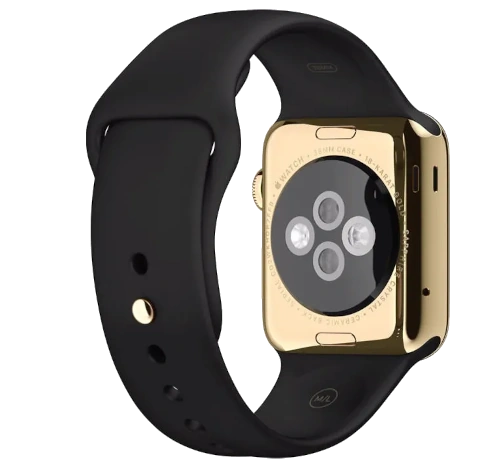 Apple Watch Edition 38mm 18-Karat Yellow Gold Black MKL52LL/A watch