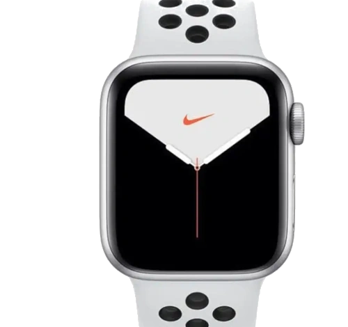 Apple Watch SE Nike 44mm Silver Aluminum Nike Sport Band A2354 GPS Cellular watch
