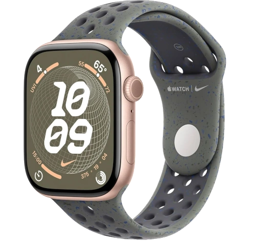 Apple Watch Series 10 42mm Rose Gold Aluminum Case w/ Apple OEM Band A3001 GPS Cellular watch