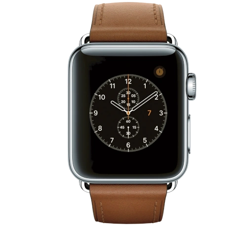 Apple Watch Series 2 38mm SS Saddle Brown Classic Buckle MNP72LL/A