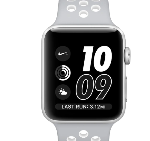 Apple Watch Series 2 Nike Plus 38mm Silver Aluminum MNYP2LL/A watch