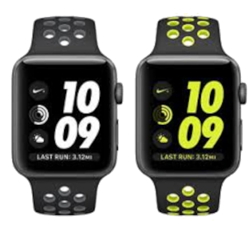 Apple Watch Series 2 Nike Plus 42mm Space Gray Aluminum Black MNYY2LL/A watch