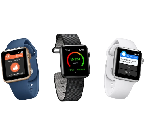 Apple Watch Series 2 Sport 38mm Space Gray Aluminum Black Sport Band MP0D2LL/A watch