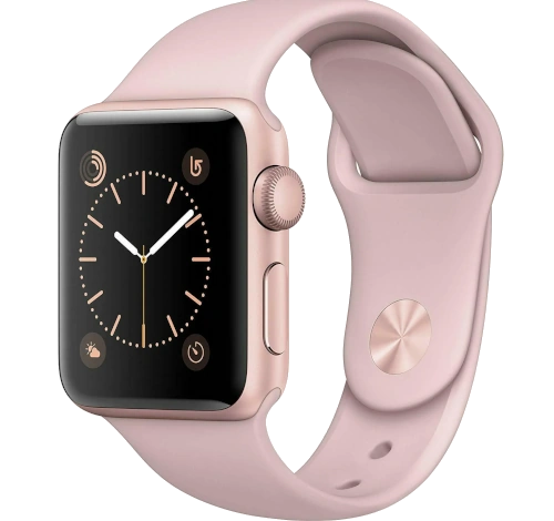 Apple Watch Series 3 38mm Gold Aluminum Pink Sand Sport Band MQKW2LL/A GPS Only