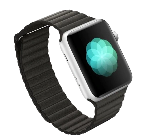 Apple Watch Series 3 38mm Silver Aluminum Fog Sport Band MQJN2LL/A GPS Cellular watch