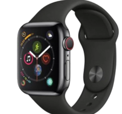 Apple Watch Series 3 38mm Space Black SS Black Sport Band MQJW2LL/A GPS Cellular watch