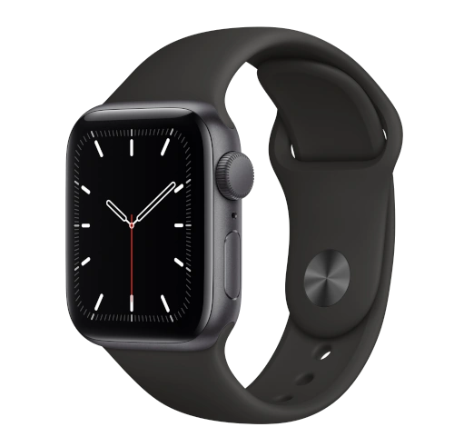 Apple Watch Series 3 38mm Space Gray Aluminum Black Sport Band MQKV2LL/A GPS Only