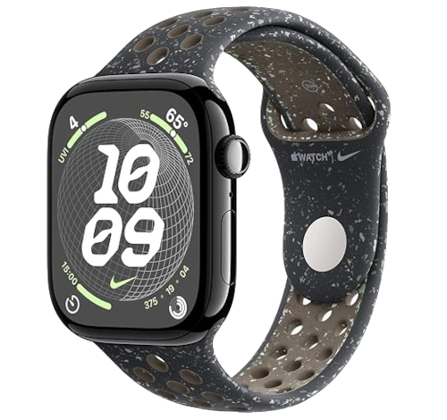 Apple Watch Series 3 Nike Plus 38mm Silver Aluminum Pure Platinum Black Sport Band MQL52LL/A GPS Cellular watch