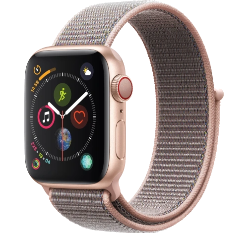 Apple Watch Series 4 40mm Gold Aluminum Pink Sand Sport Band MU682LL/A GPS Only watch