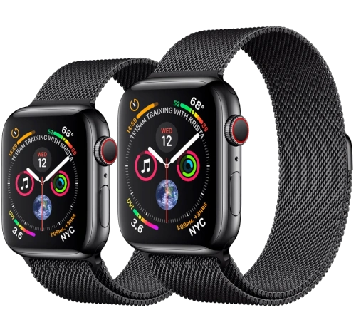 Apple Watch Series 4 40mm SS Silver Milanese Loop MTUM2LL/A GPS Cellular watch