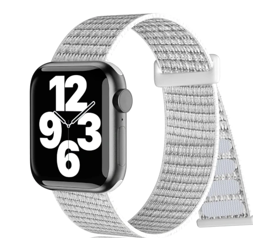 Apple Watch Series 4 Nike 40mm Silver Aluminum Fabric Summit White Sport Loop MTX72LL/A GPS Cellular watch