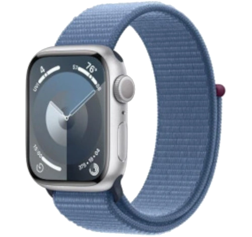 Apple Watch Series 4 Nike 44mm Silver Aluminum Fabric Summit White Sport Loop MU7H2LL/A GPS Only watch