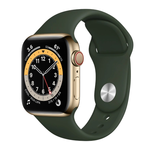 Apple Watch Series 5 40mm Gold SS Sport Band GPS Cellular watch