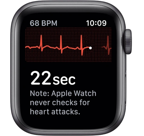 Apple Watch Series 5 40mm Space Black SS Leather Loop GPS Cellular watch