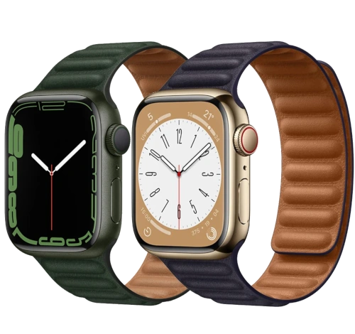 Apple Watch Series 5 40mm SS Leather Loop GPS Cellular watch