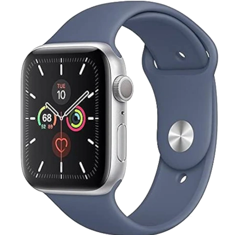 Apple Watch Series 5 44mm Silver Aluminum Sport Band GPS Only watch