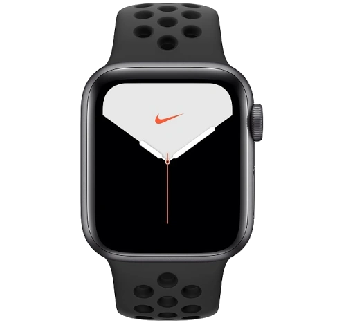 Apple Watch Series 5 Nike 40mm Space Gray Aluminum Fabric Sport Loop GPS Only watch