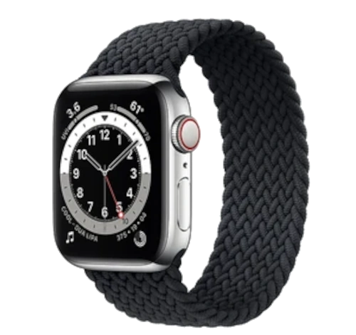Apple Watch Series 6 40mm Aluminum Braided Solo Loop A2293 GPS Cellular watch