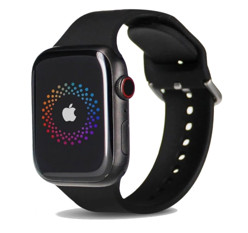 Apple Watch Series 7 41mm Titanium Case with Apple OEM Band A2475 GPS Cellular watch