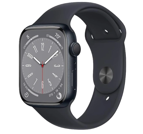 Apple Watch Series 7 45mm Graphite Stainless Steel Case with Milanese Loop A2477 GPS Cellular