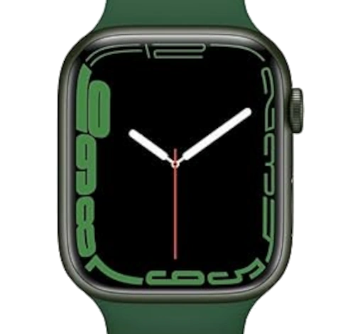 Apple Watch Series 7 45mm Green Aluminum Case with Apple OEM Band A2474 GPS Only
