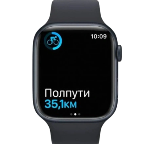 Apple Watch Series 7 45mm Midnight Aluminum Case with Apple OEM Band A2474 GPS Only