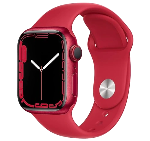 Apple Watch Series 8 41mm Red Aluminum Case with Apple OEM Band A2770 GPS Only