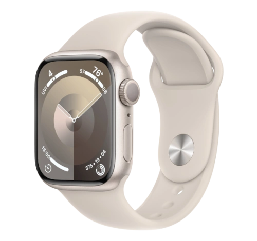 Apple Watch Series 8 41mm Starlight Aluminum Case with Apple OEM Band A2770 GPS Only