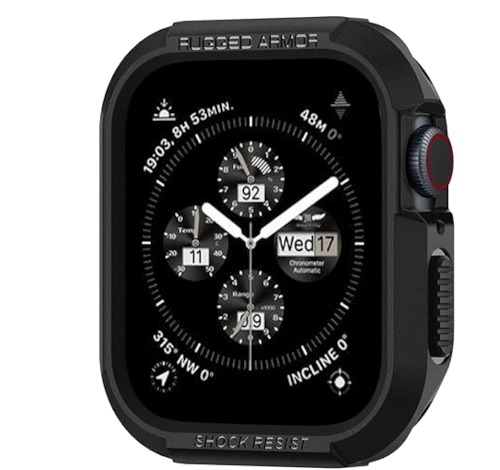 Apple Watch Series 8 45mm Graphite Stainless Steel Case with Link Bracelet A2774 GPS Cellular