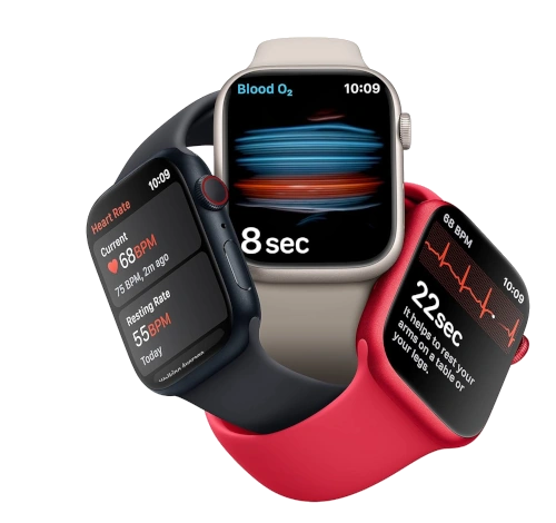 Apple Watch Series 8 45mm Graphite Stainless Steel Case with Milanese Loop A2774 GPS Cellular