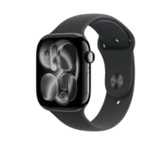 Apple Watch Series 9 45mm Graphite Stainless Steel Case with Apple OEM Band A2984 GPS Cellular