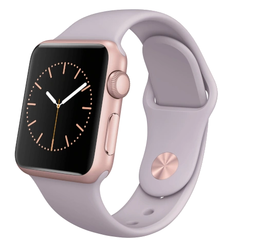 Apple Watch Sport 38mm Gold Aluminum Antique White Sport Band MLCJ2LL/A