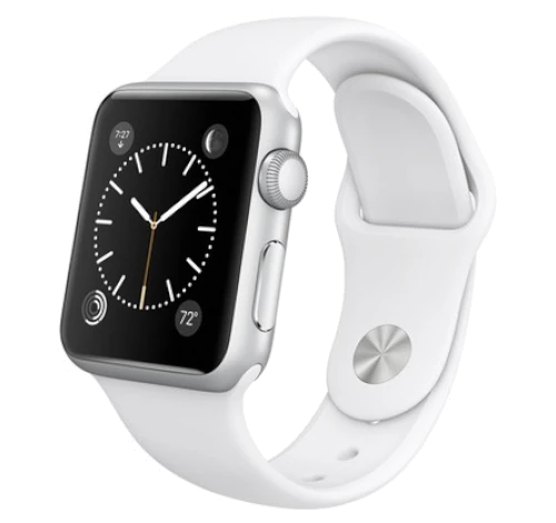 Apple Watch Sport 38mm Silver Aluminum White Sport Band MJ2T2LL/A
