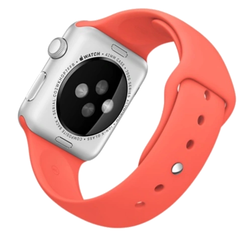 Apple Watch Sport 42mm Silver Aluminum Apricot Sport Band MMFL2LL/A