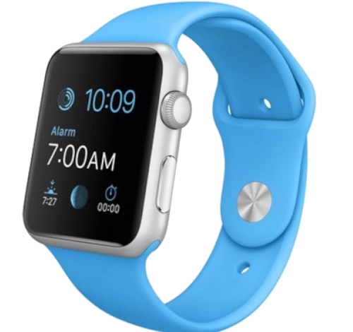 Apple Watch Sport 42mm Silver Aluminum Blue Sport Band MJ3Q2LL/A