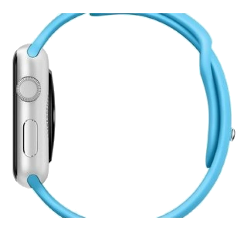 Apple Watch Sport 42mm Silver Aluminum Royal Blue Sport Band MMFM2LL/A