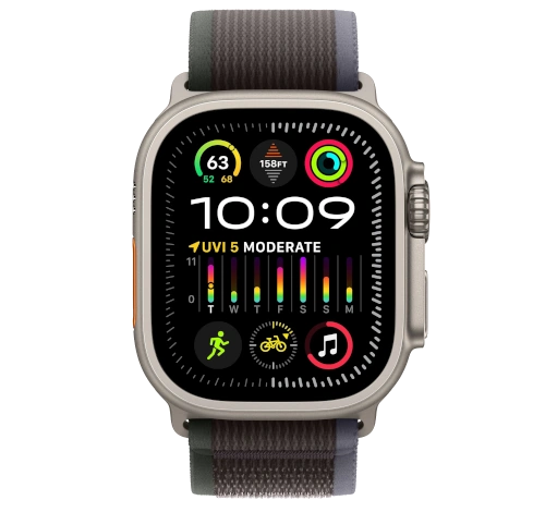Apple Watch Ultra 2 49mm Titanium with Trail Loop A2986