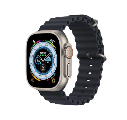 Apple Watch Ultra 49mm Titanium with Ocean Band A2622