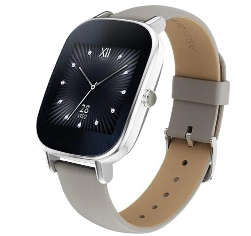 Asus Zenwatch 2 SS 45mm Khaki Leather WI502Q watch